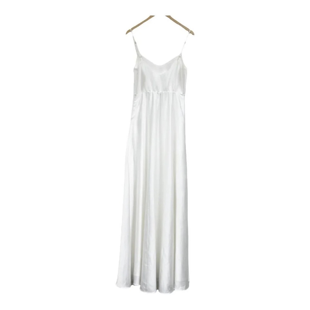 Dress Womens Medium White Ivory Faith Maxi Wedding Bride